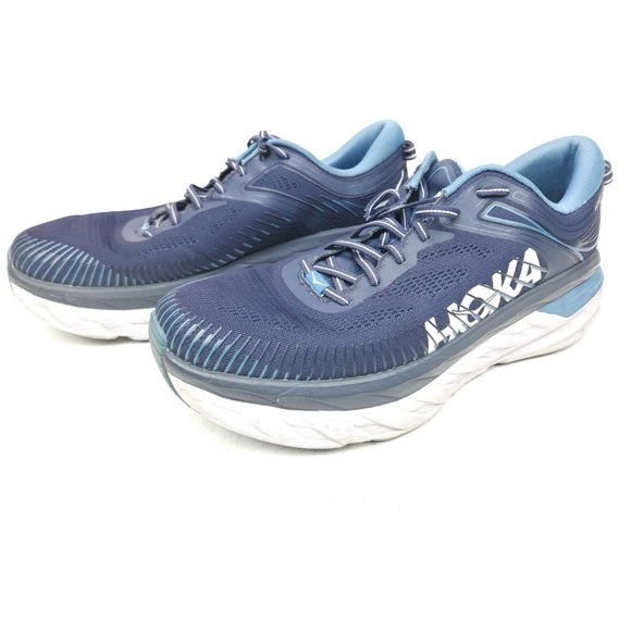 Hoka One One Bondi 7 Men’s SIZE 12 1110518 ‘Wild Dove Gray’ Running Shoes main image 10